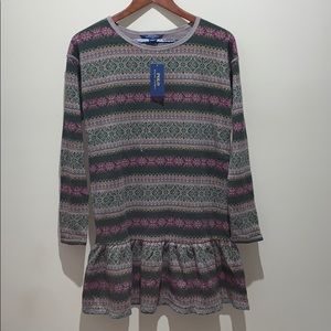 Patterned Polo Dress